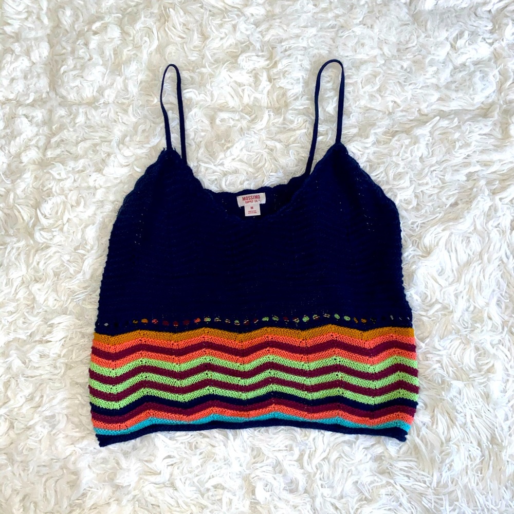 {MOSSIMO} Hand Knit Crop Top! - Picture 1 of 4